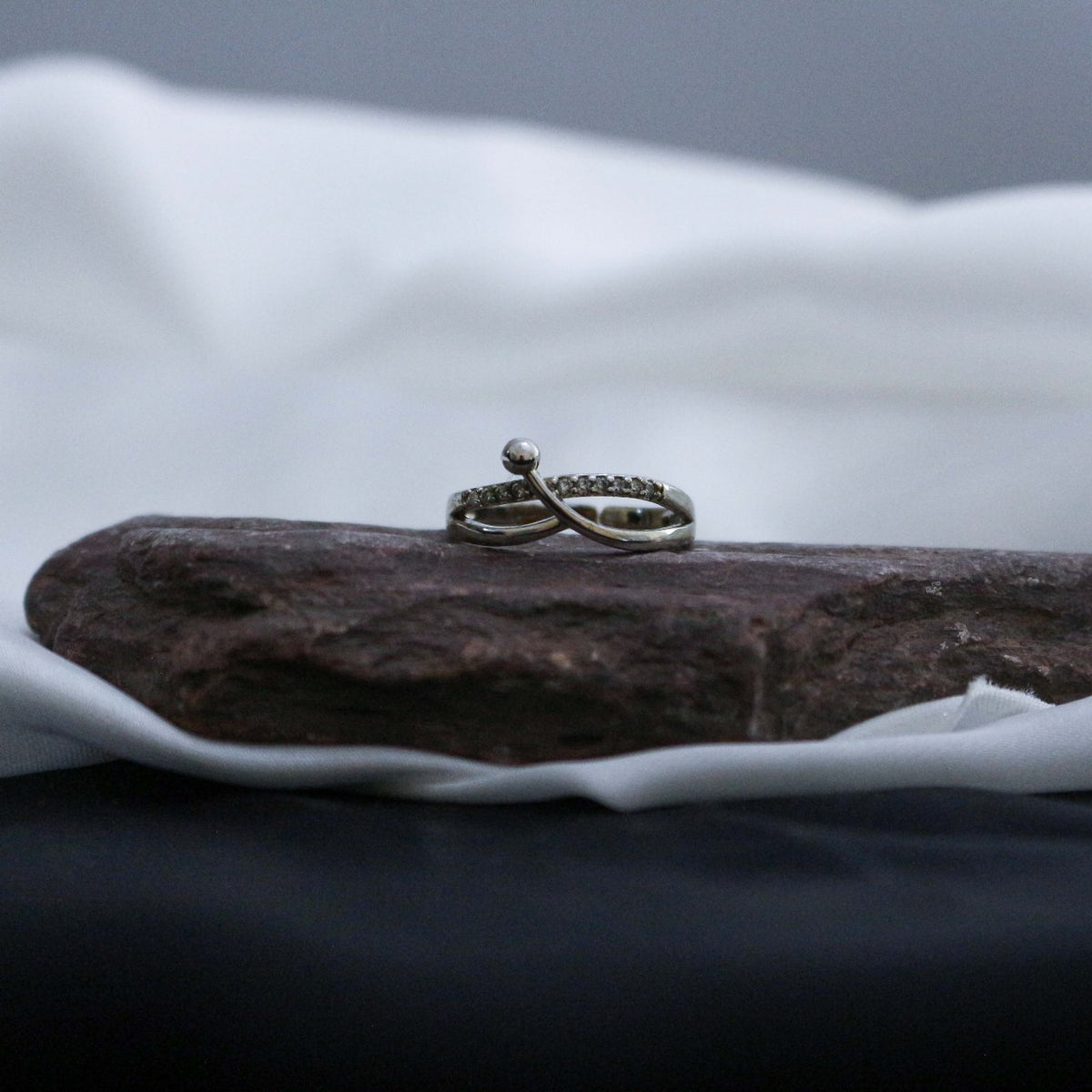 Crystal band Ring