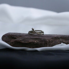 Crystal band Ring
